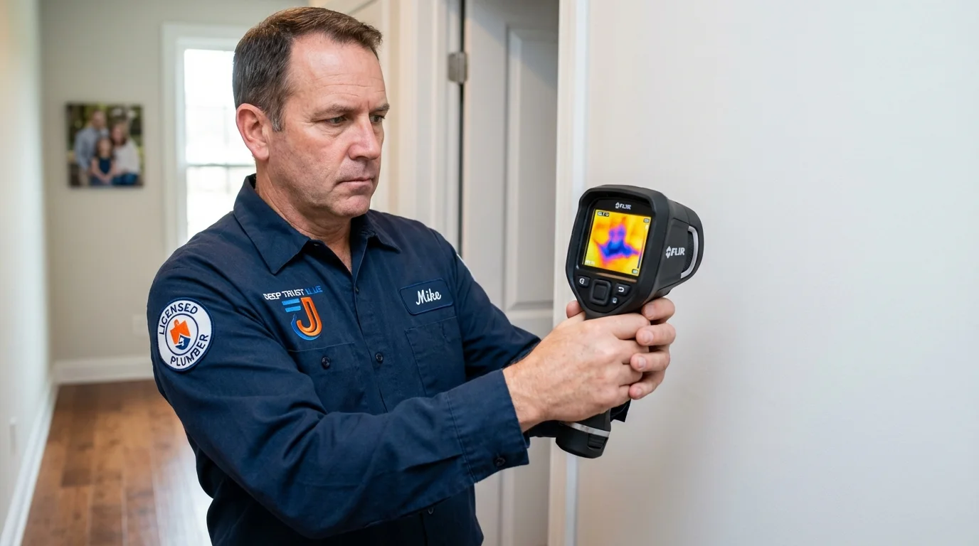 Thermal imaging leak detection by Johns Plumbing LLC in Marseilles